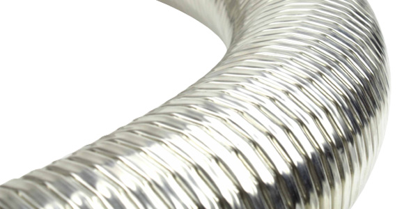 Metal hoses for industrial applications