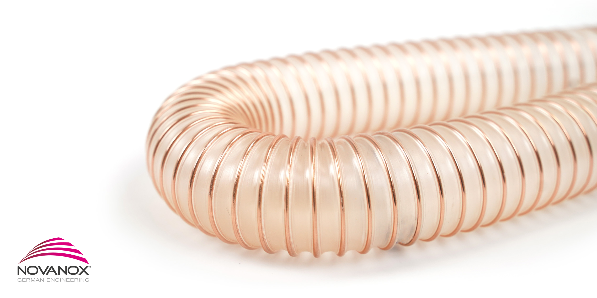 PUR transport hose for industrial applications